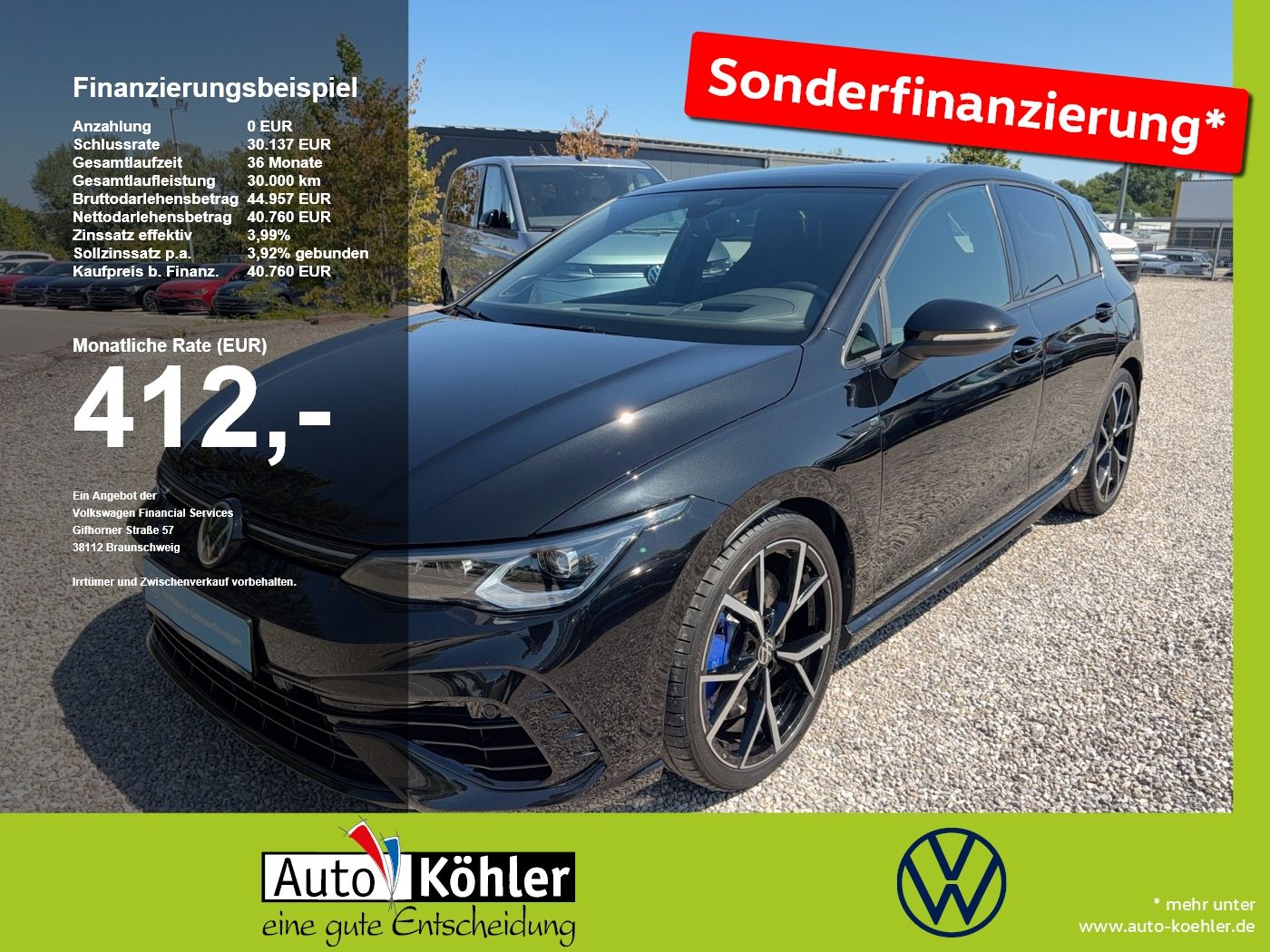 Volkswagen Golf R R-Performance/ Akrapovic DCC-Fahrwerk