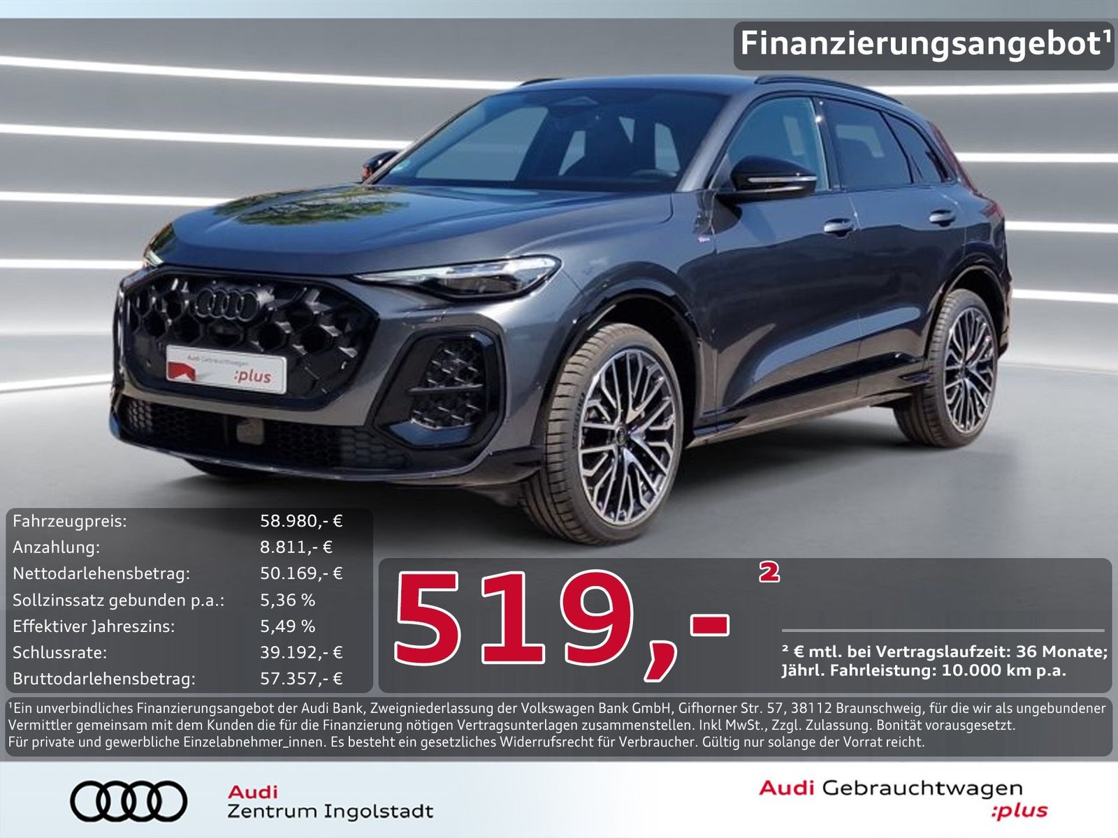 Audi Q5 TDI qu S line edition one Tech plus 21" AHK