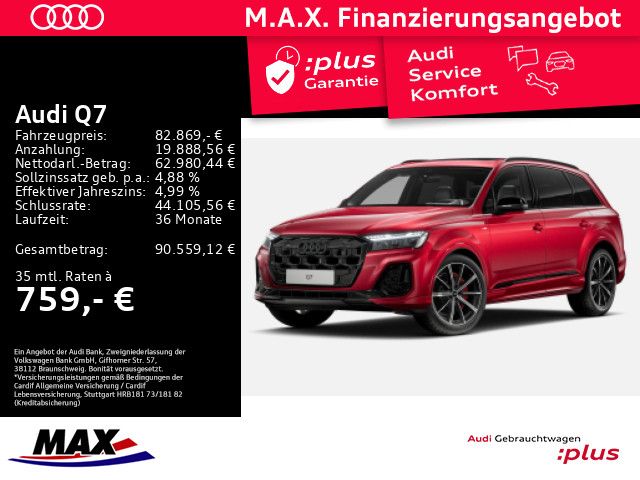 Audi Q7 50 TDI quattro S-LINE MATRIX LED+PANO+KAM+AHK