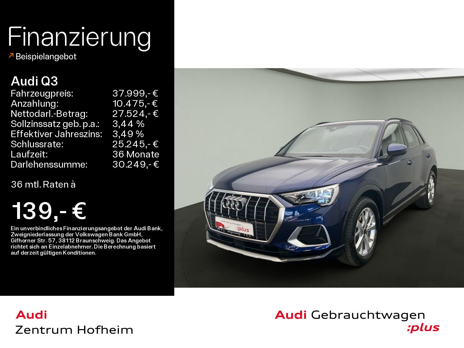 Audi Q3 40 TFSI quattro - Samsaru's Car Outlet