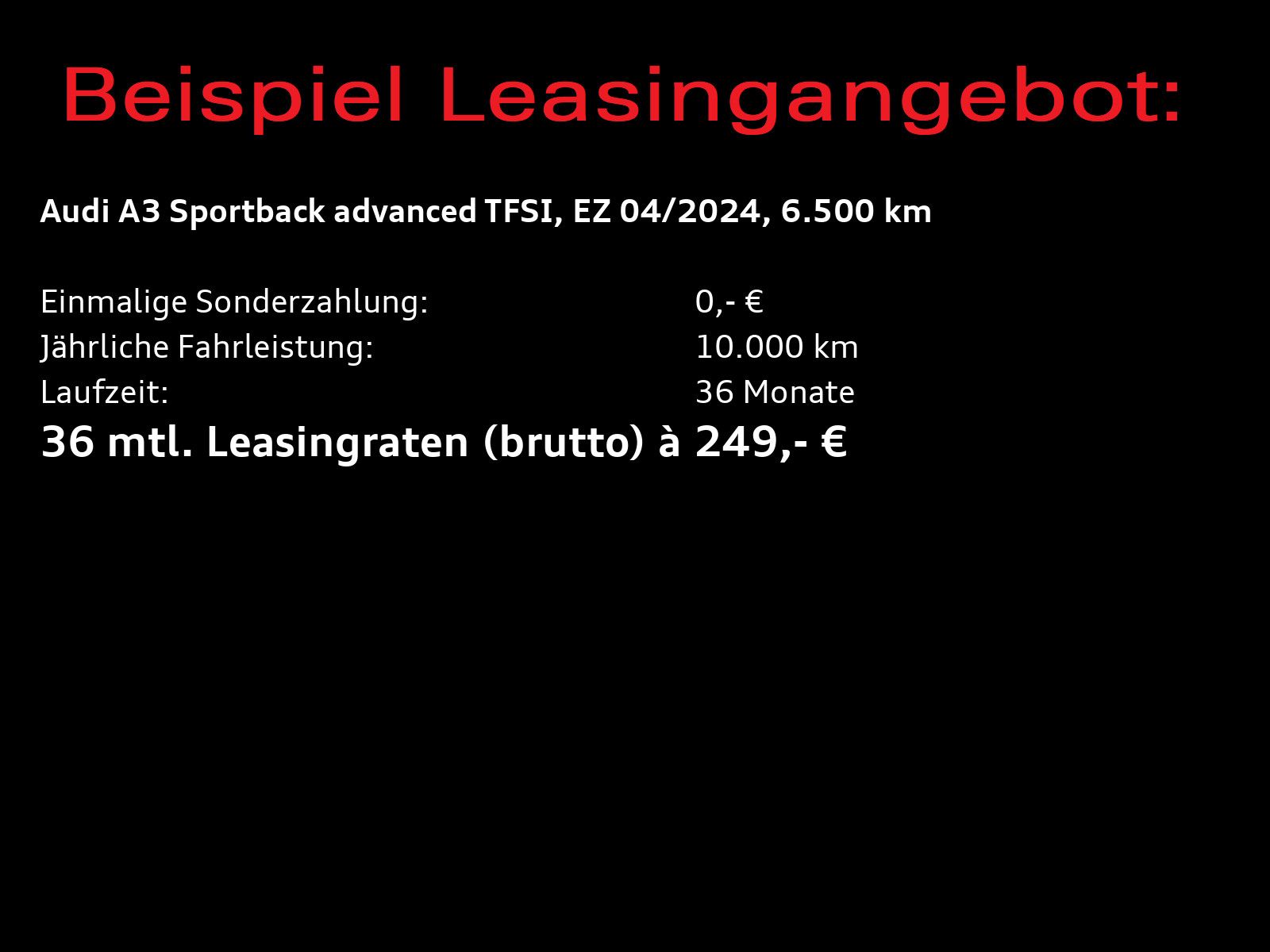 Audi A3 Sportback advanced 35TFSI S-tronic - Samsaru's Car Outlet