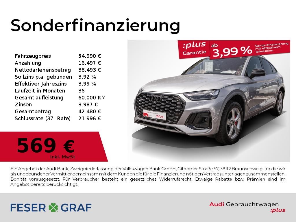 Audi Q5 Sportback 40 TFSI quattro S-line - Samsaru's Car Outlet