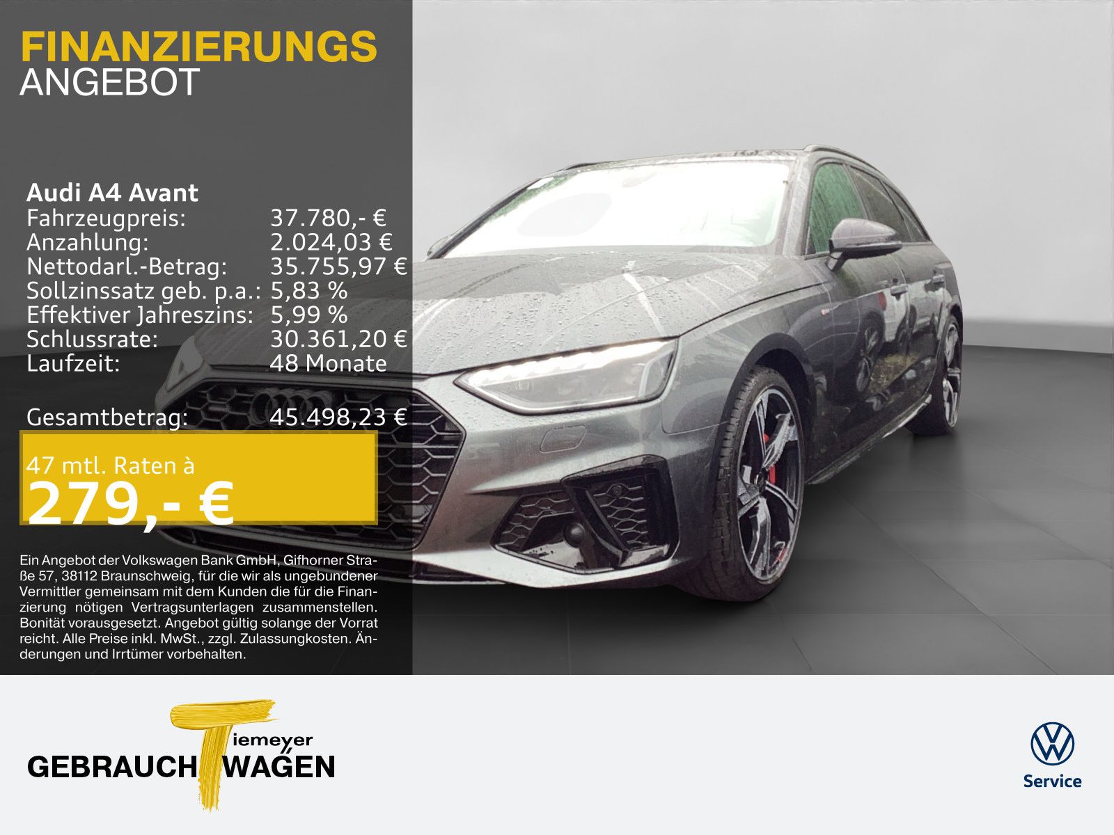 Audi A4 Avant 40 TFSI Q 2x S LINE AHK MATRIX-LED LM19