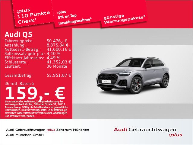 Audi Q5 55 TFSI e qu. S tronic S line Matrix/ACC/20"Z