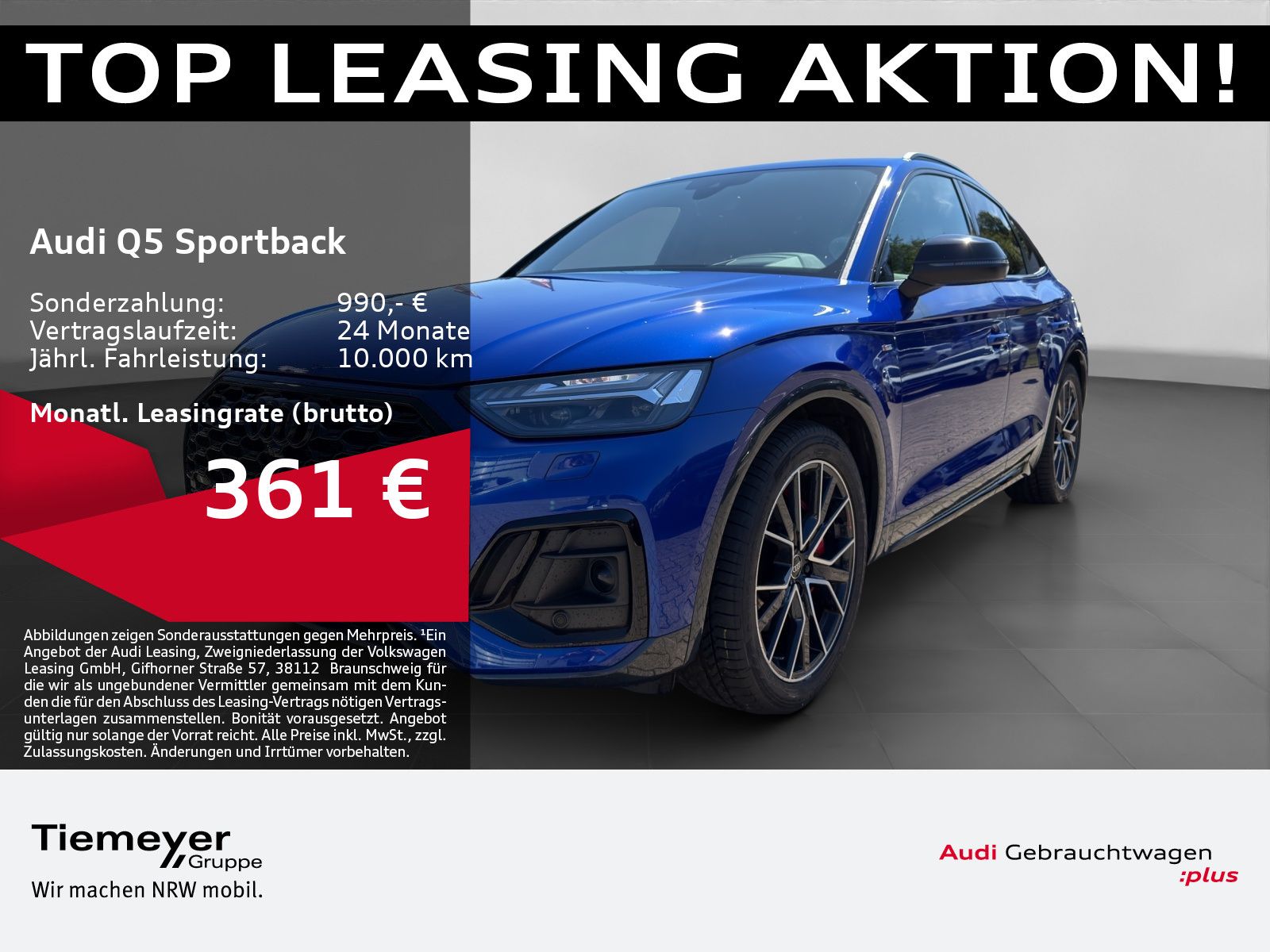 Audi Q5 Sportback 50 TFSIe Q 2x S LINE LUFT LM20 LEDE