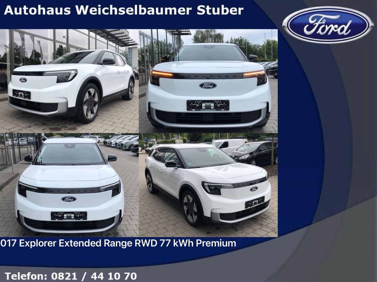 Ford 017 Explorer Extended Range RWD 77kWh Premium