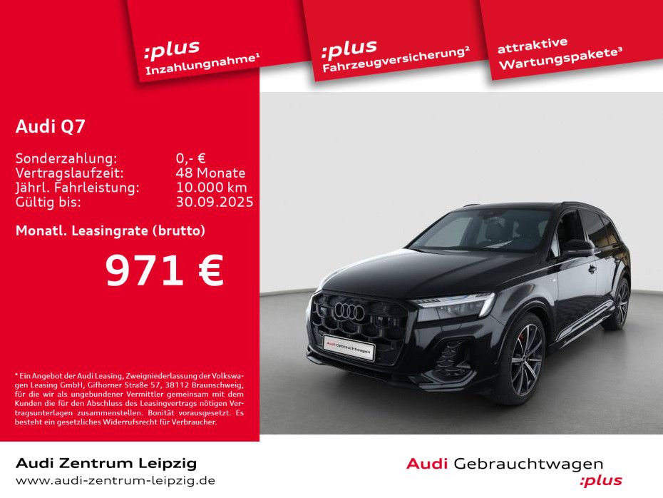 Audi Q7 50 TDI q. S line *Laserlicht*AHK*Pano*7-Sitze