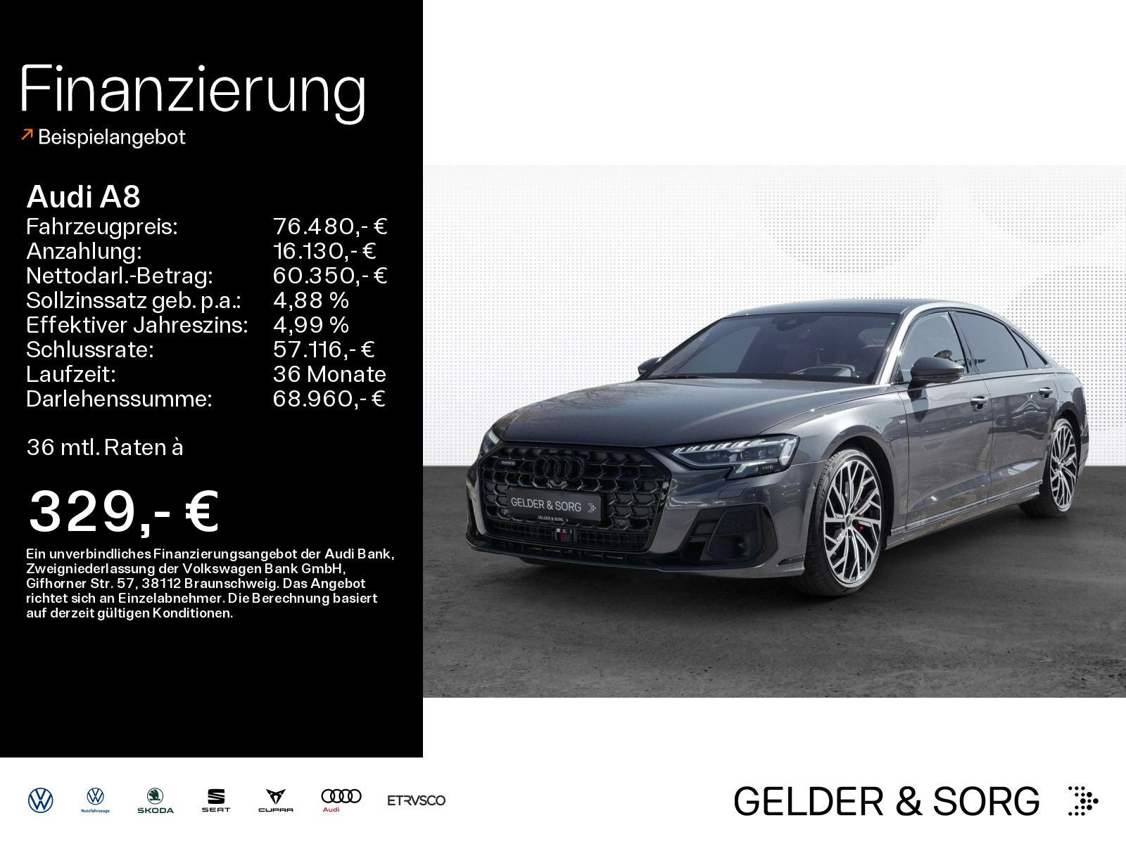 Audi A8 L 60 TFSIe S-Line - Samsaru's Car Outlet