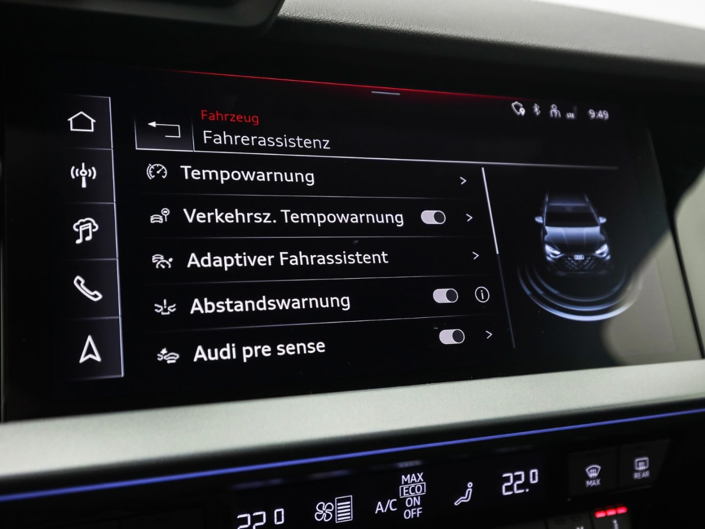 Audi A3 Sportback S line TFSI AHK ACC Matrix SONOS