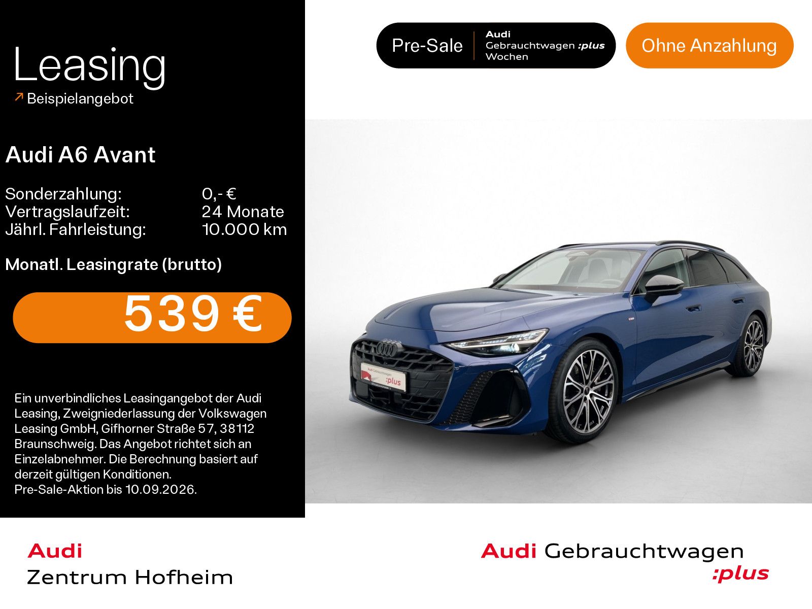 Audi A6 Avant 55 TFSI qu 2x S line S tro*B&O*HUD*LED+