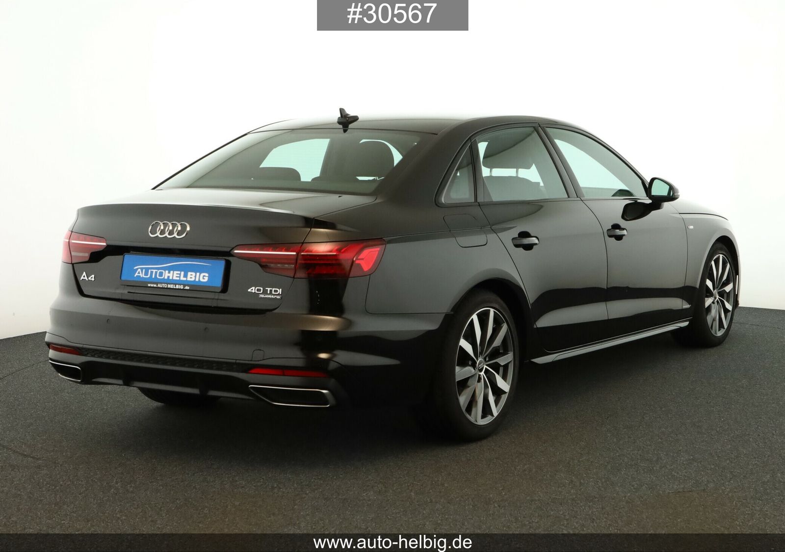Audi A4 Lim. 40 TDI quattro S line #Black#LED#Virtual