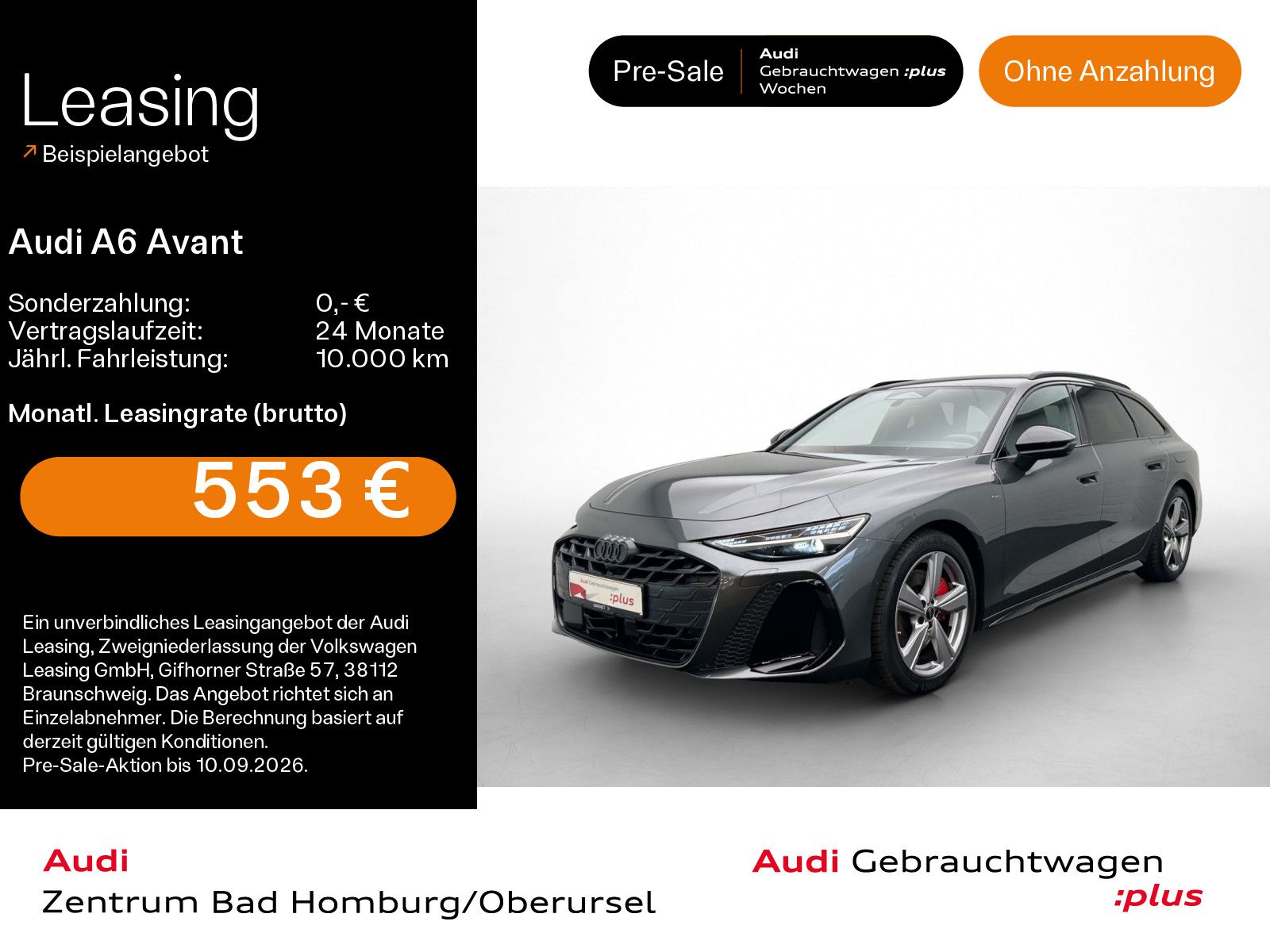 Audi A6 Avant e-hybrid qu 2x S line S tro*B&O*HUD*LED