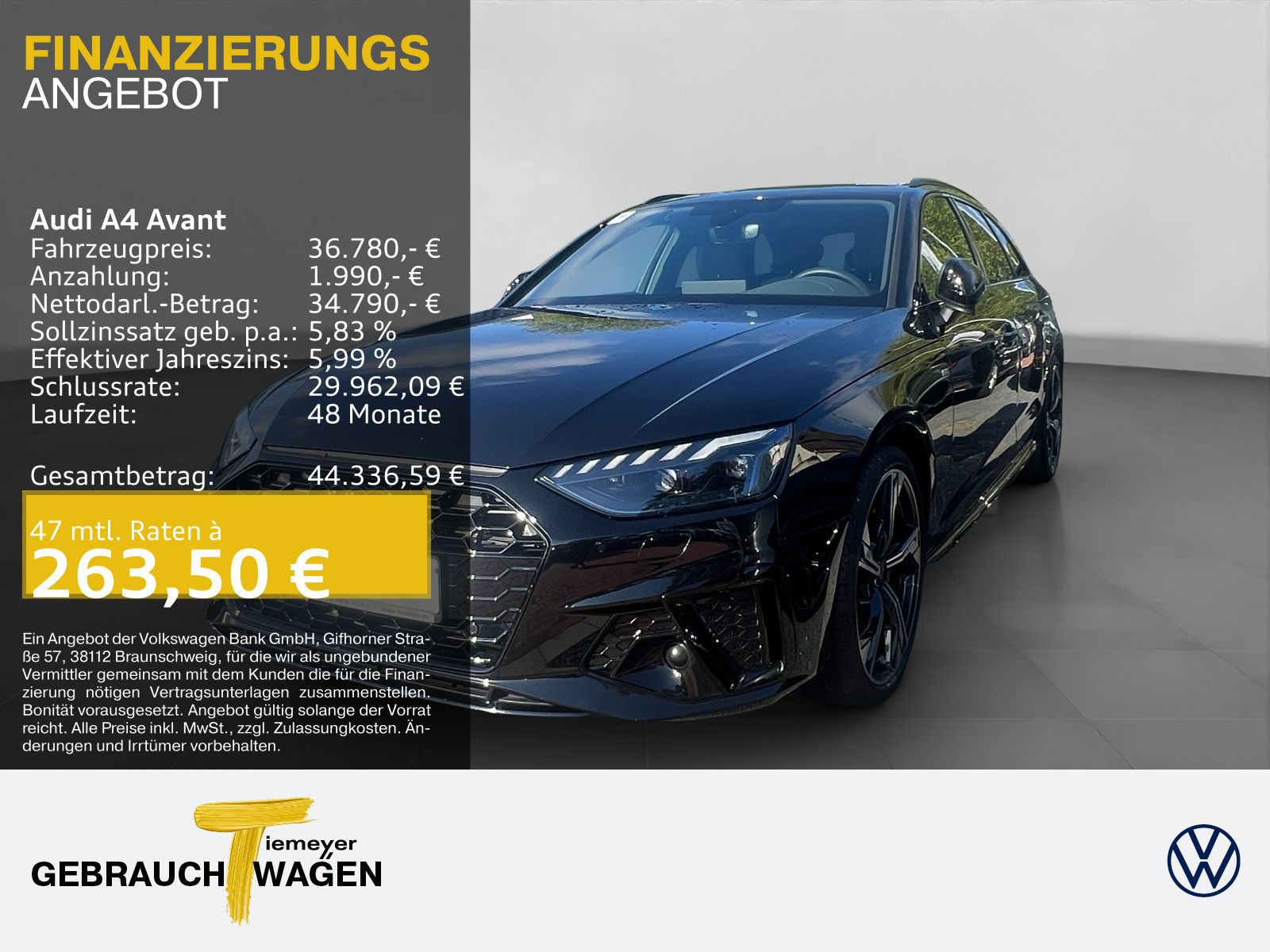 Audi A4 Avant 40 TFSI Q 2x S LINE AHK LM19 MATRIX-LED