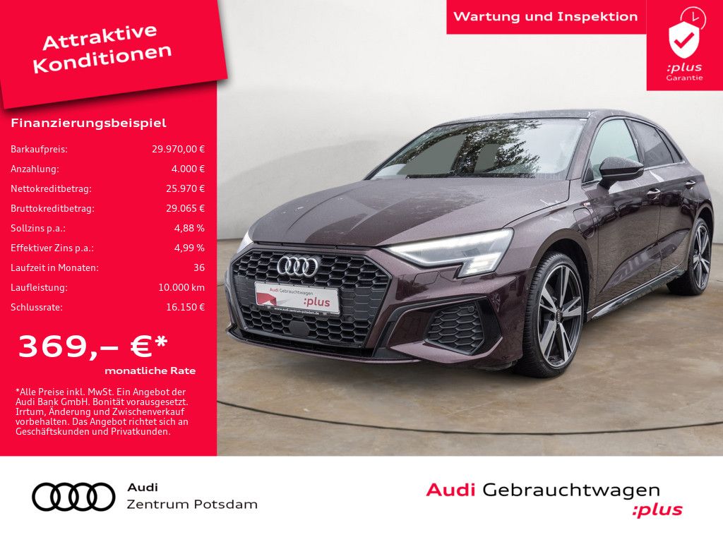 Audi A3 Sportback 40TFSI S line MATRIX NAVI PANORAMA