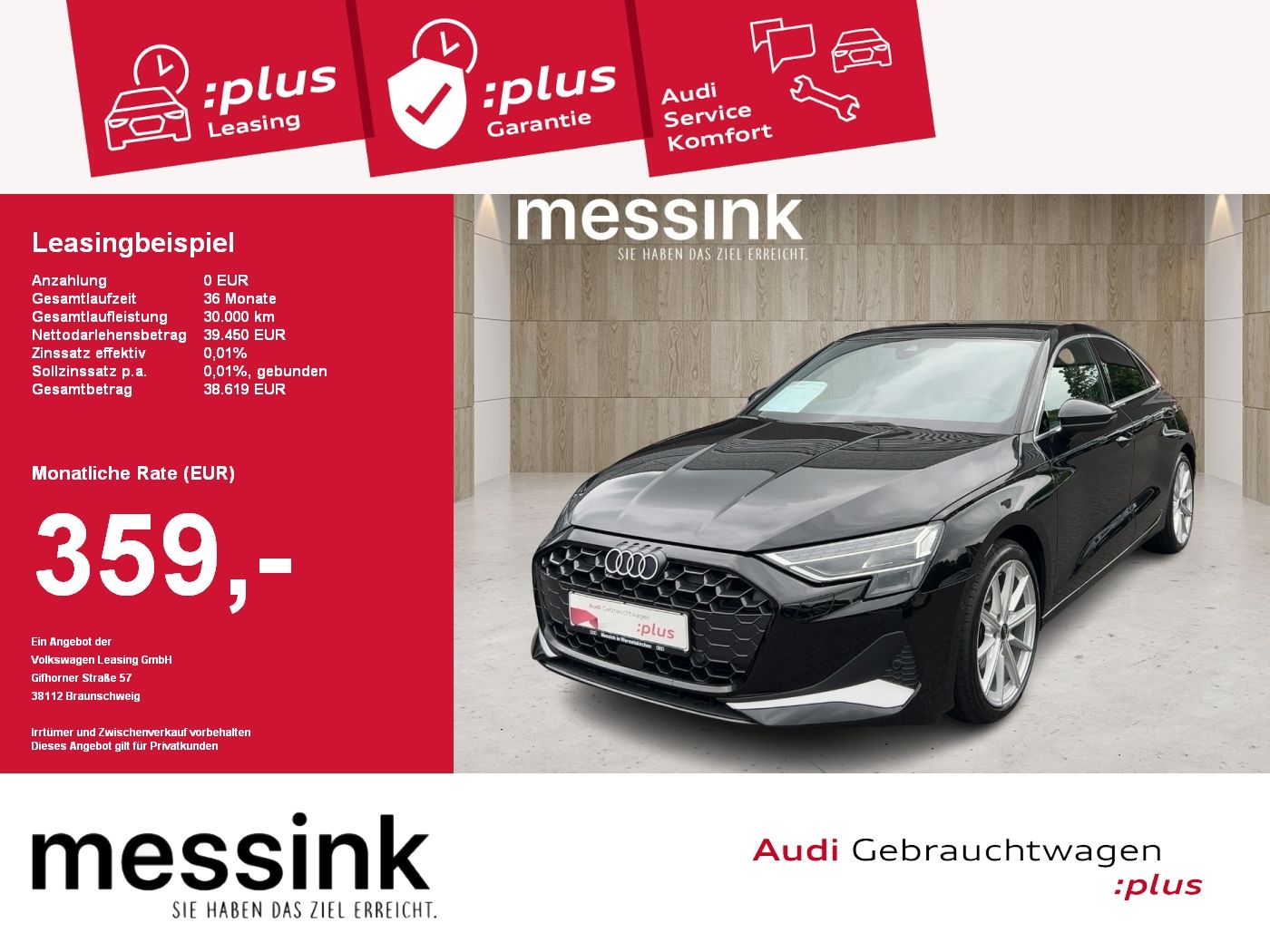 Audi A3 Limousine advanced 35 TDI - Samsaru's Car Outlet