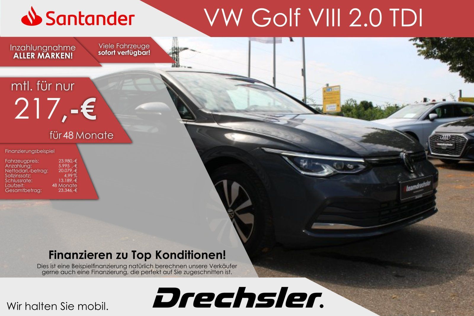 Volkswagen Golf VIII 2.0 TDI DSG Move - Samsaru's Car Outlet