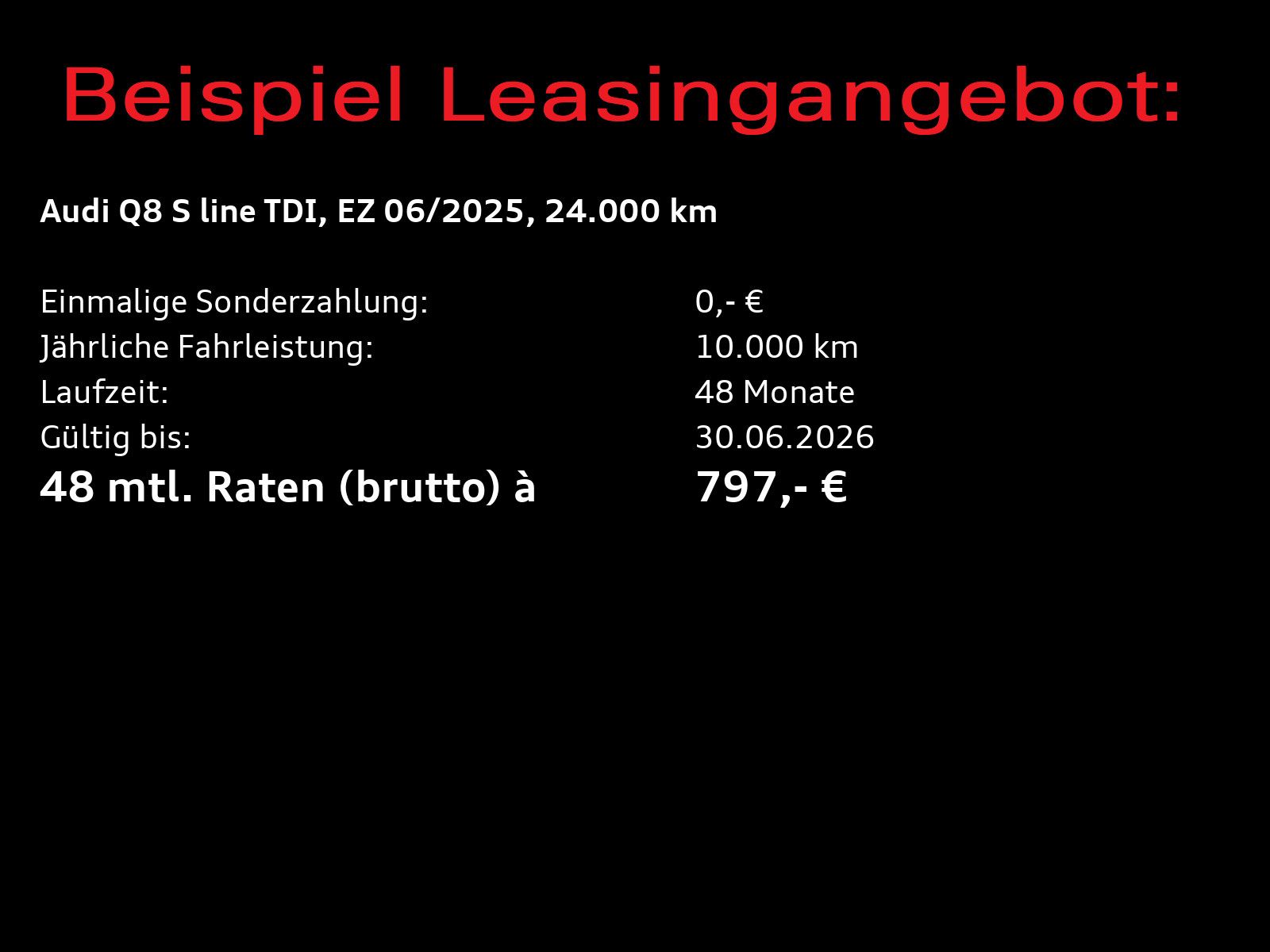 Audi Q8 S-Line 50TDI quattro / Pano, Matrix, AHK, B&O
