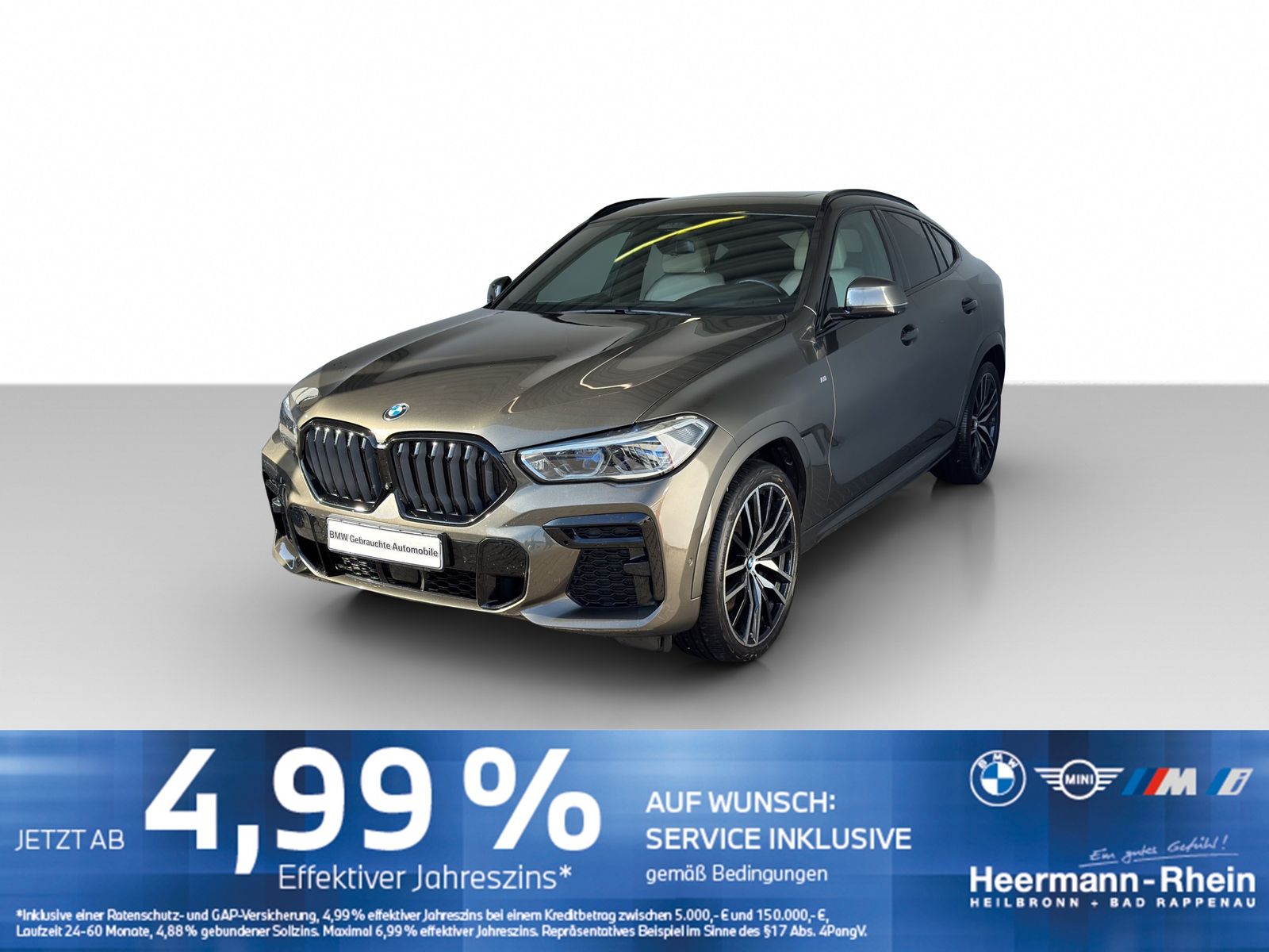 BMW X6 xDrive40dA M Sport LiveCock.Laserl.GSD.AHK.SH