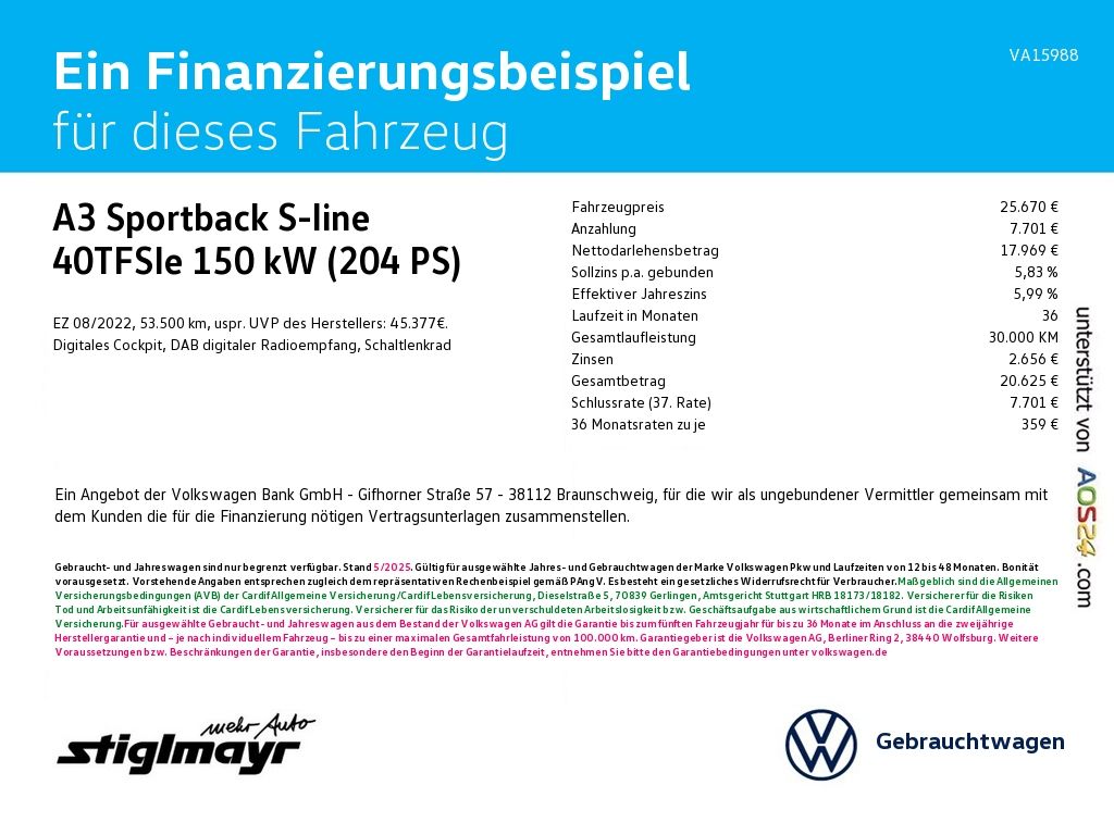 Audi A3 Sportback S-line 40TFSIe KAMERA+MATRIX+SITZHG