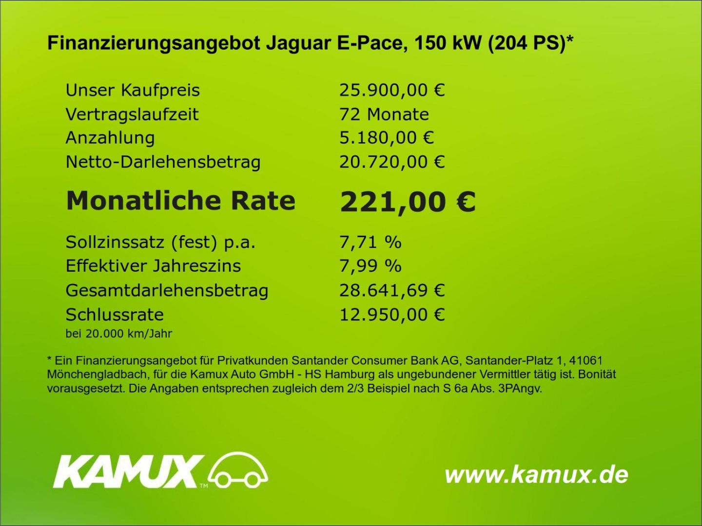 Jaguar E-Pace D200 Mild-Hybrid AWD Aut.Basis+LED+NAVI