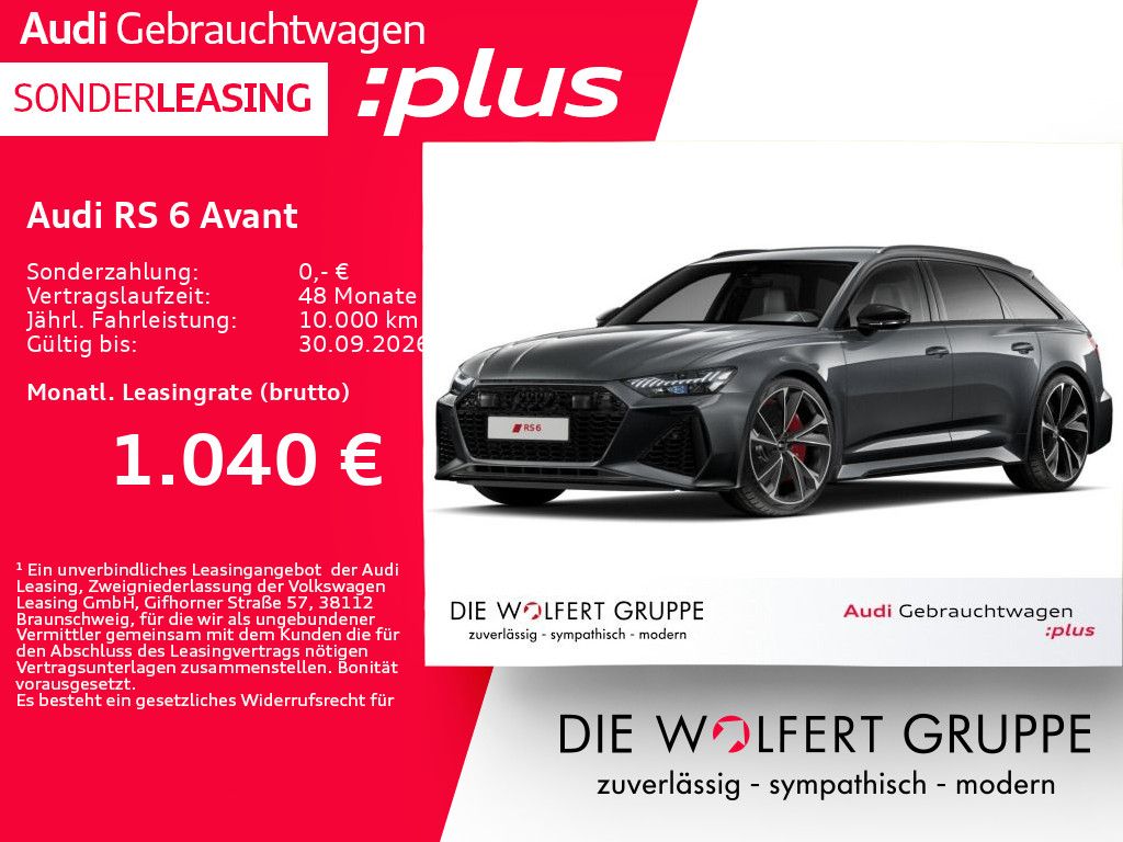 Audi RS 6 Avant RS-SPORTAGA*ALLRADLENKUNG*360°*AHK