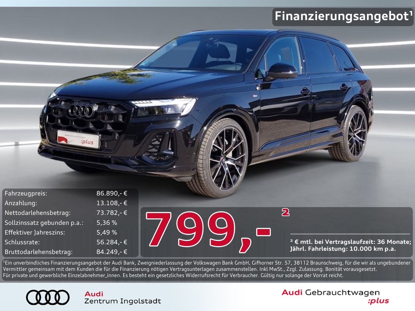 Audi Q7 50 TDI qu S line LASER AHK PANO STHZG 22"