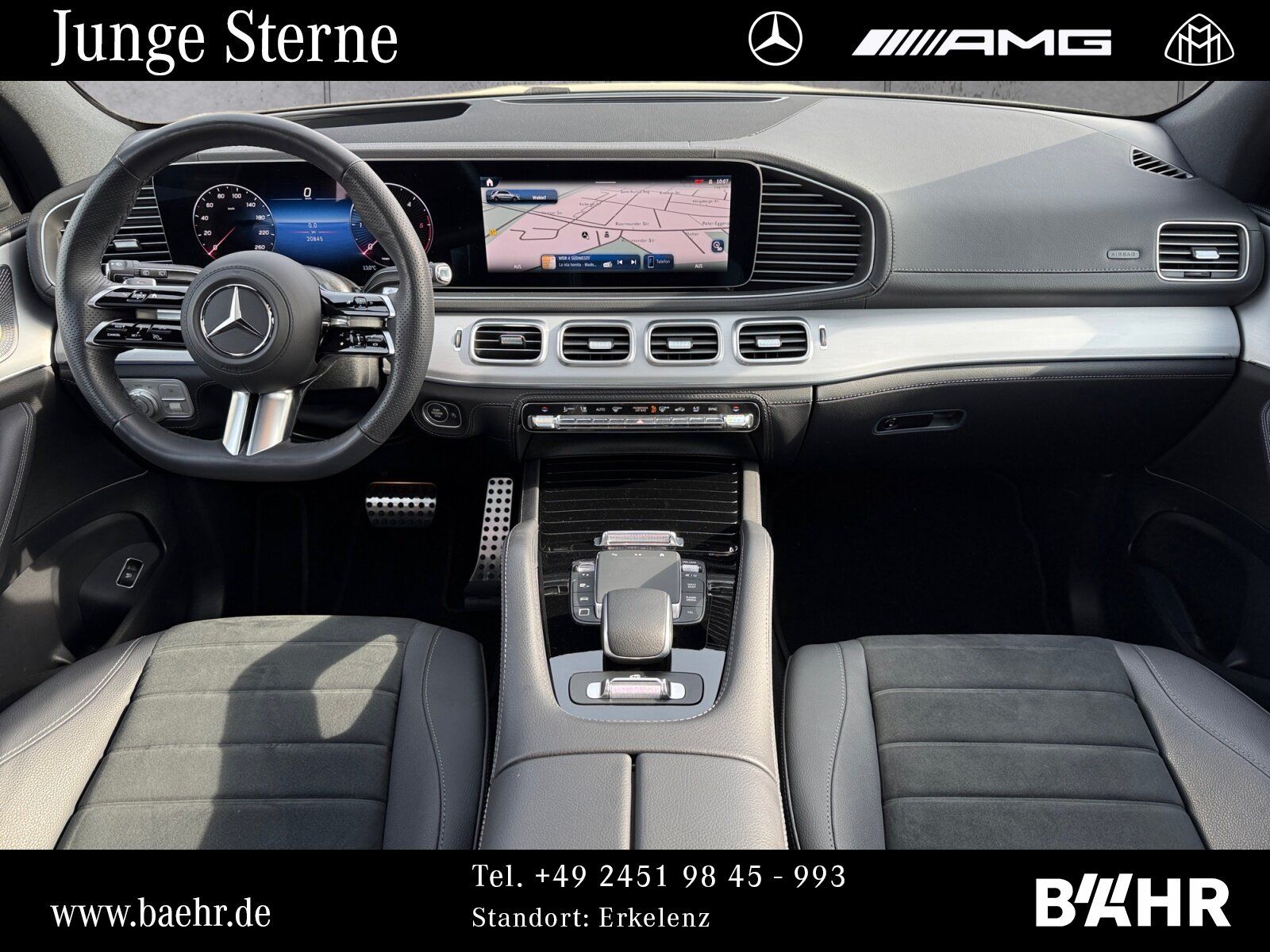 Mercedes-Benz GLE 450 d 4M AMG/alpingrau/Pano/Burmester/AHK/