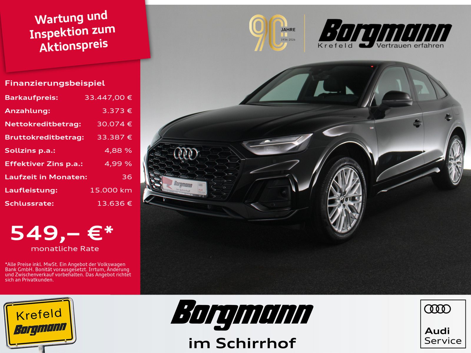 Audi Q5 Sportback 55 TFSI e quattro S line AHK LED