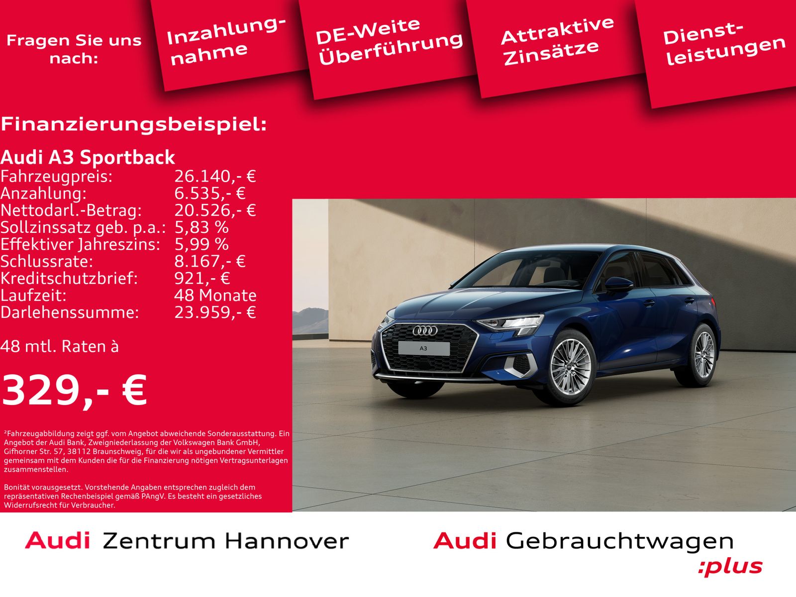 Audi A3 Sportback 35 TFSI advanced - Samsaru's Car Outlet