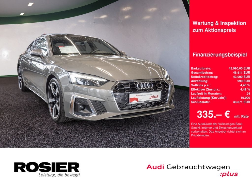 Audi A5 Sportback S line 40 TFSI quattro S tronic AHK