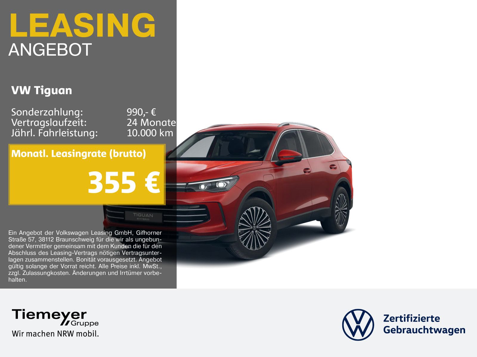Volkswagen Tiguan 1.5 eHybrid ELEGANCE IQ.LIGHT KAMERA AHK