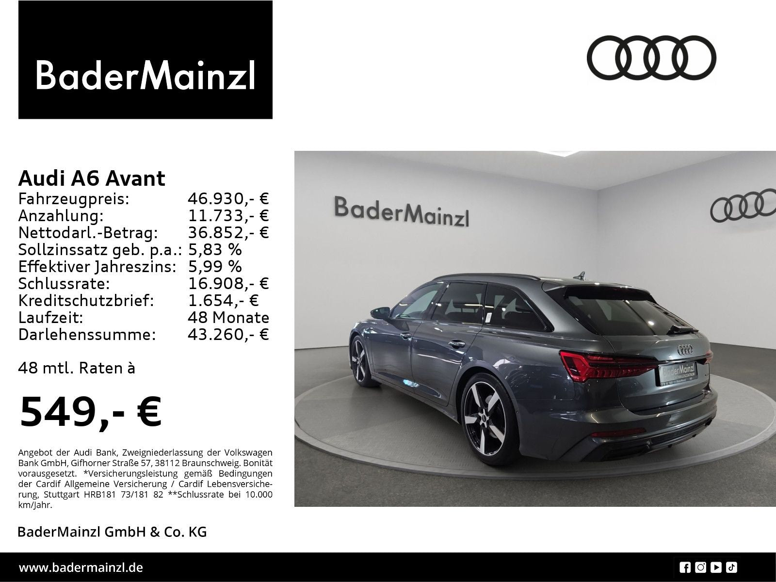 Audi A6 Avant Sport 45 TDI quattro - Samsaru's Car Outlet
