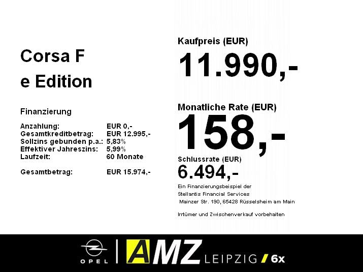 Opel Corsa F e Edition - Samsaru's Car Outlet