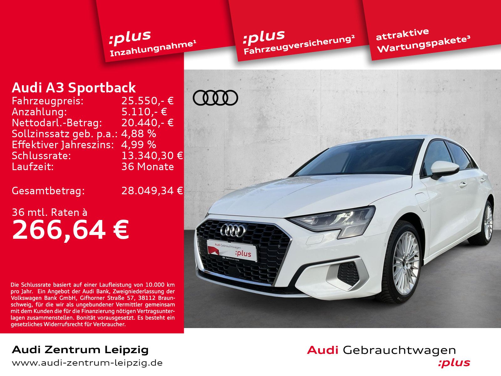 Audi A3 Sportback 40 TFSIe adv. *Sitzhzg*RFK*Connect*