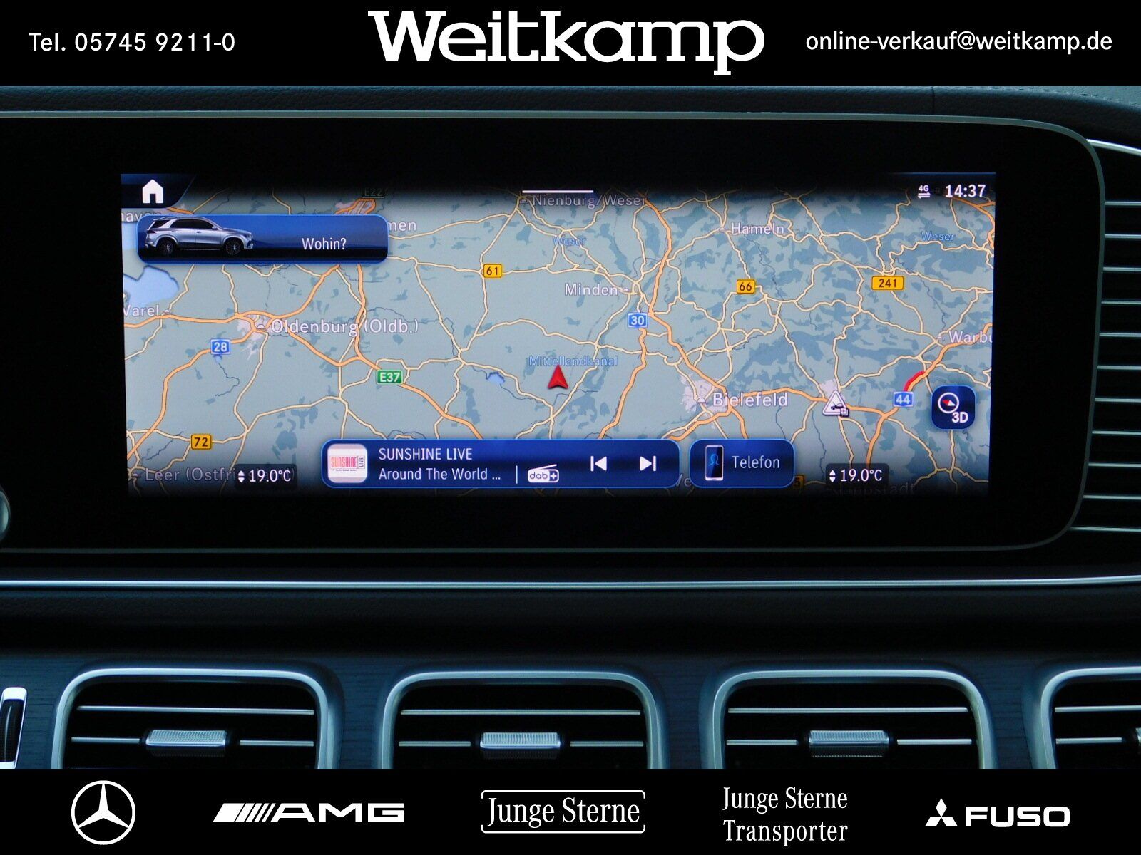 Mercedes-Benz GLE 580 4M AMG+Night+AHK+Distronik+Pano+Sitzkl.