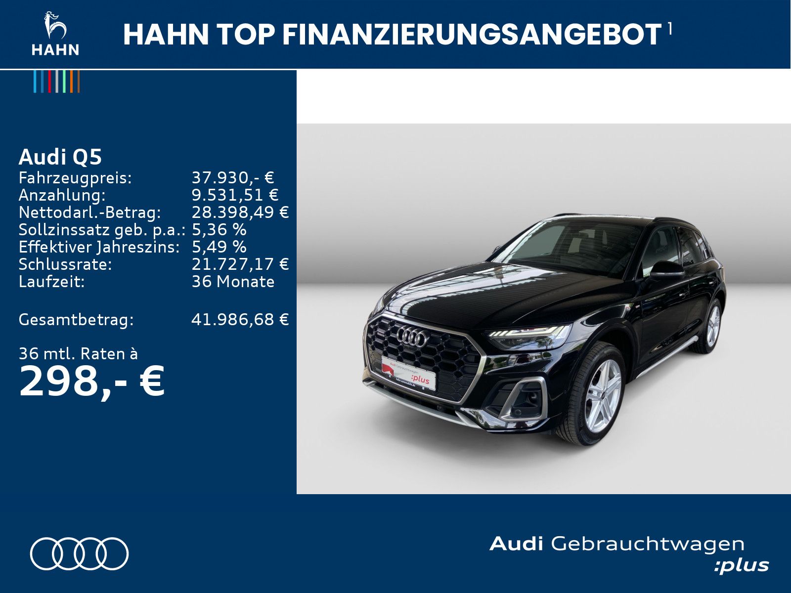 Audi Q5 40TDI quattro tip-trc S-Line Matrix Pano AHK