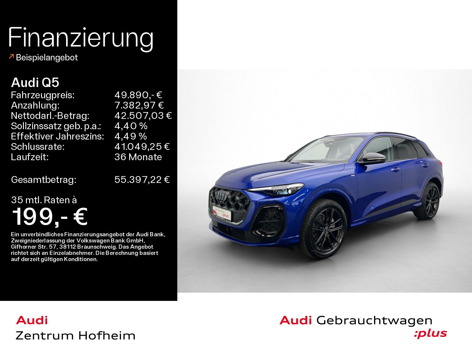 Audi Q5 40 TFSI S line S tro*Pano*LED+*Virtual*Navi+*