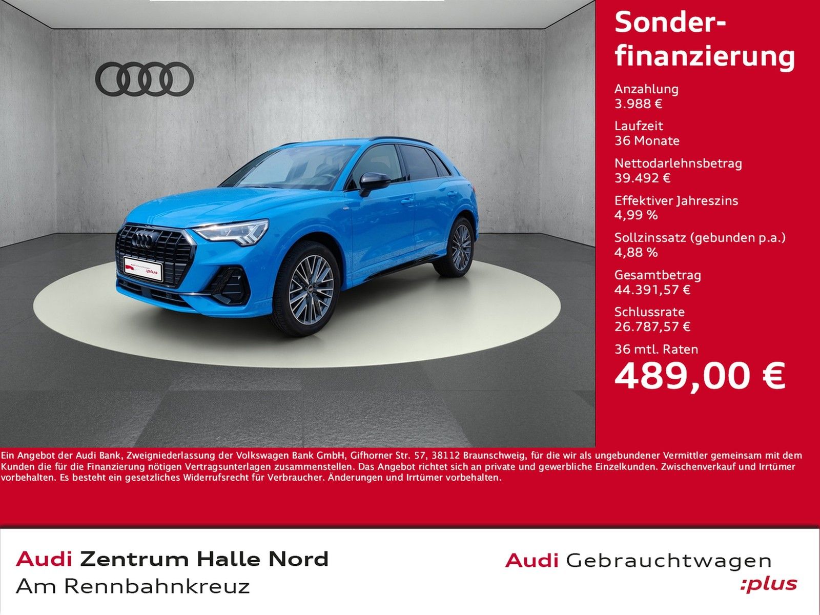 Audi Q3 40 TDI quattro S line S tronic - Samsaru's Car Outlet