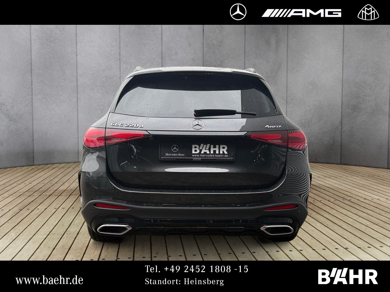 Mercedes-Benz GLC 220 d 4M AMG+Night/MBUX/LED/AHK/360°/LMR19"