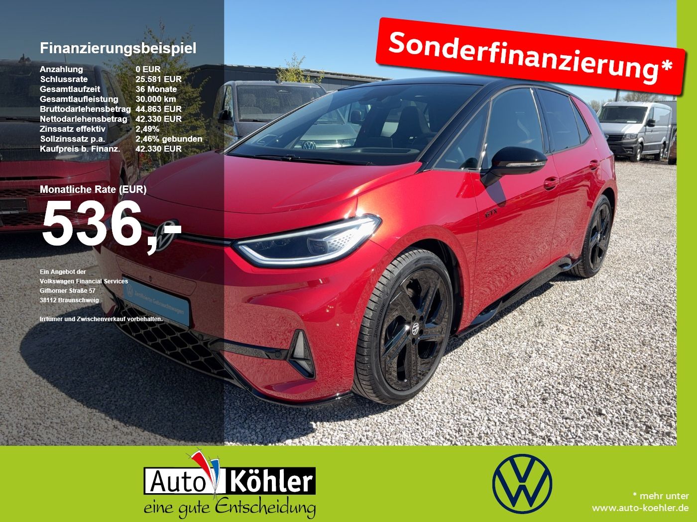 Volkswagen ID.3 GTX Wärmepumpe/Kamera/Matrix/Pano/CCS/AHK
