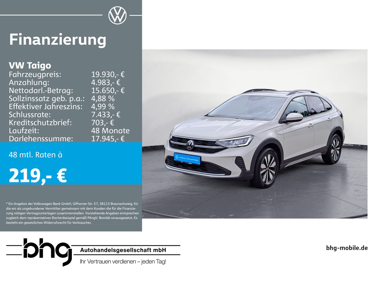 Volkswagen Taigo 1.0 TSI Move - Samsaru's Car Outlet