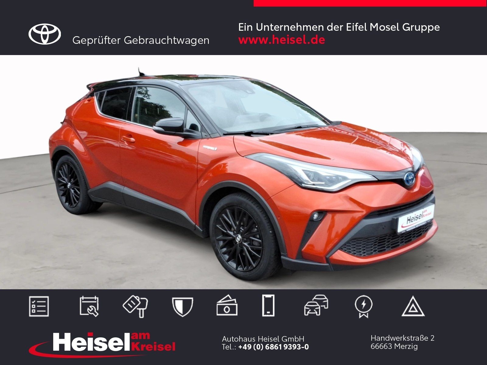 Toyota C-HR 2.0 Hybrid Orange Edition - Samsaru's Car Outlet