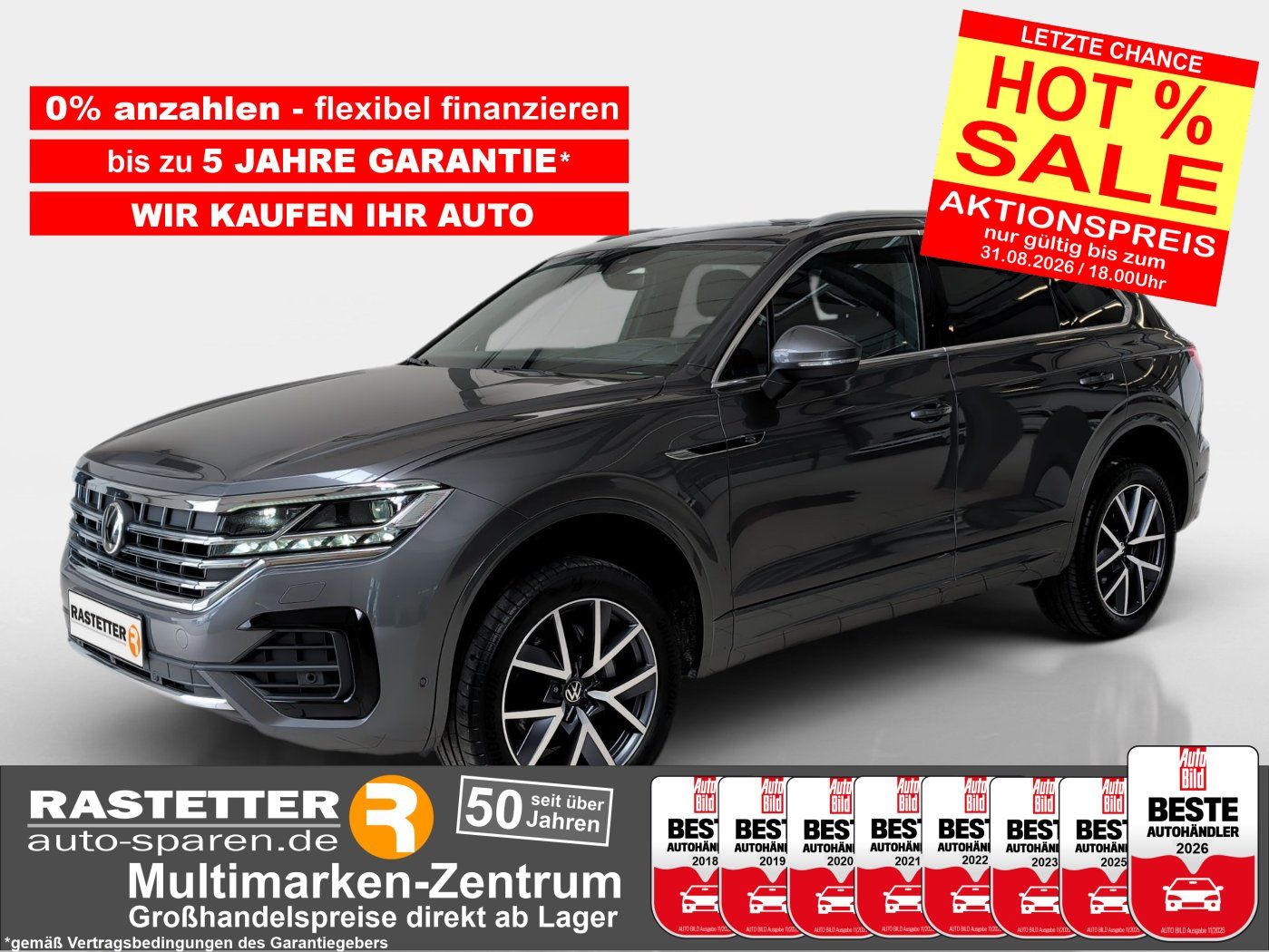 Volkswagen Touareg 3.0 TDI 4M R-Line Leder+PanoSD+Luft+20Z+