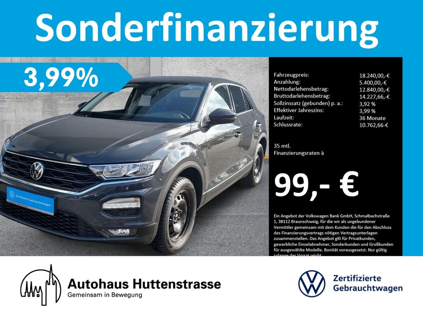 Volkswagen T-Roc 1.0 TSI - Samsaru's Car Outlet