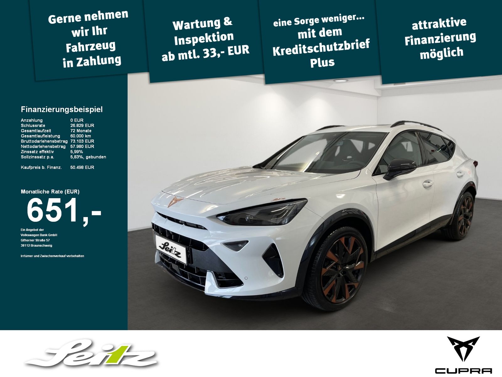 Cupra Formentor 2.0 TSI 4Drive VZ *PANO*AHK*KAMERA*