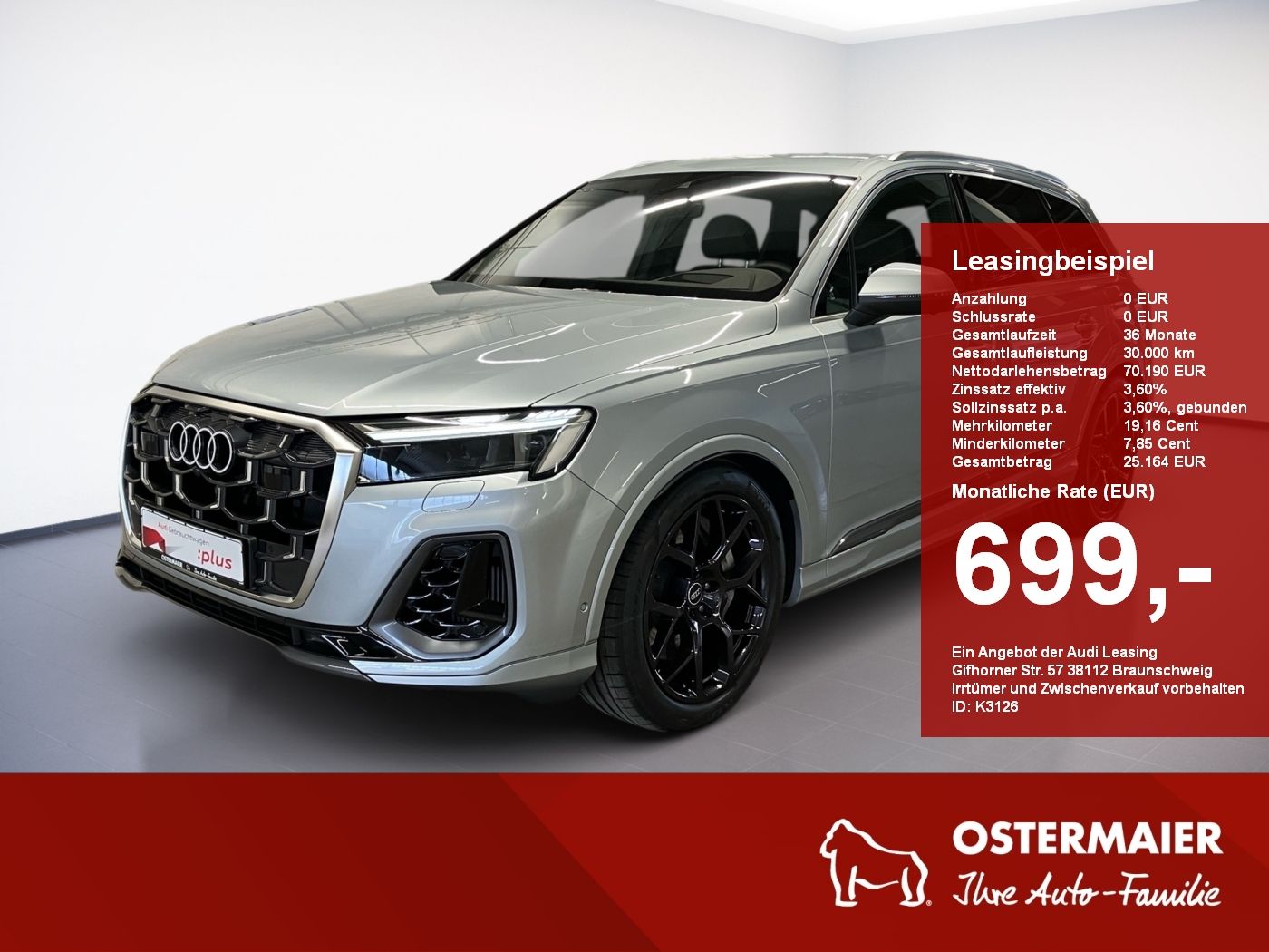 Audi Q7 S-LINE 55 TFSIe NP112 5J-G MATRIX.B&O.360°.NA