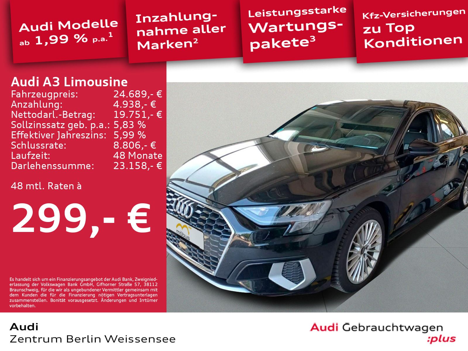 Audi A3 Limousine 35 TDI S-TRO - Samsaru's Car Outlet