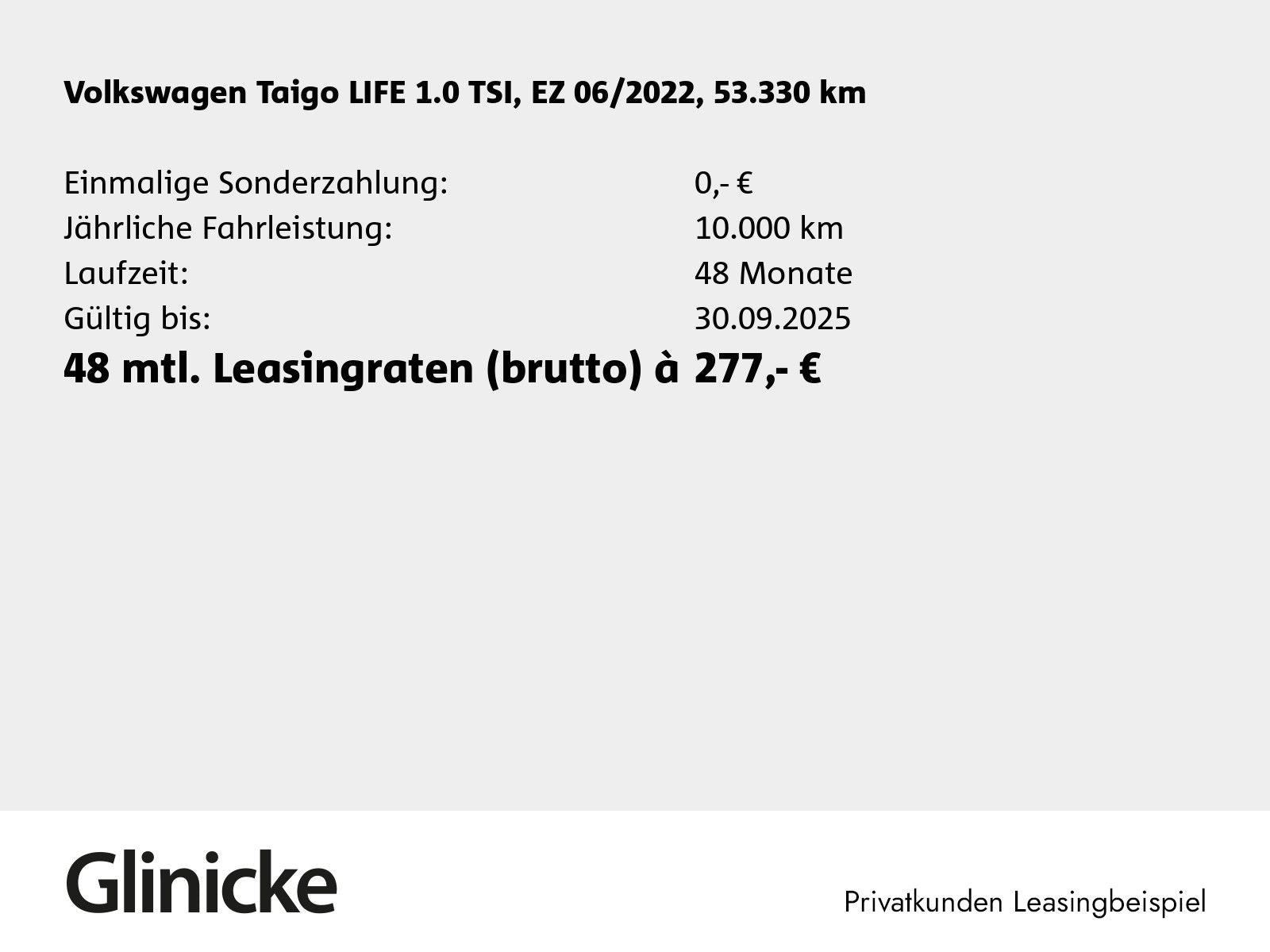 Volkswagen Taigo 1.0 TSI Life - Samsaru's Car Outlet