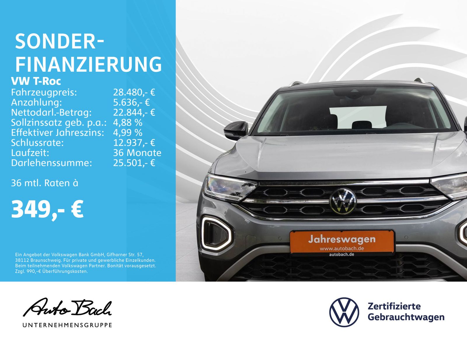 Volkswagen T-Roc 1.5 TSI Style DSG - Samsaru's Car Outlet