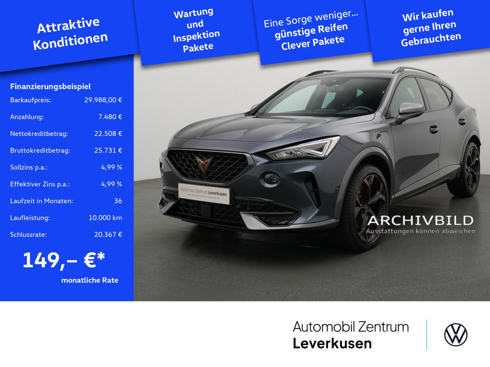 Cupra Formentor VZ e-Hybrid NAVI VIRT AHK ACC LEDER